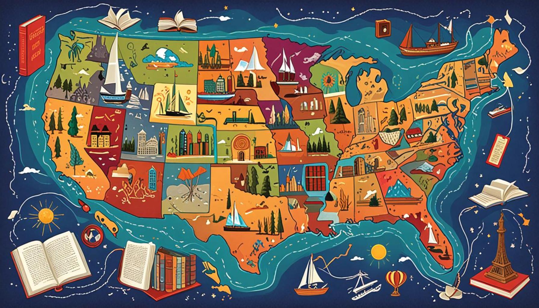Paths of Literature: Itineraries through the Places that Inspired Major American Authors