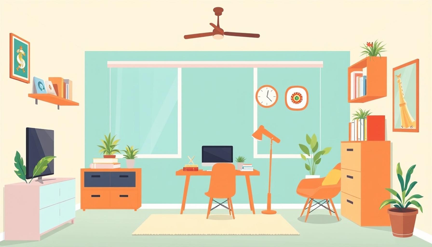 Utilization of Spaces in Student Apartments: Minimalist Solutions for Compact and Organized Living